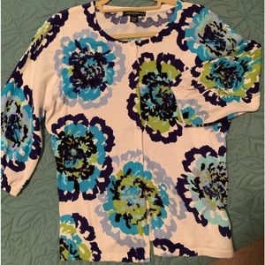 Women’s Designer Originals button down three-quarter length sleeve cardigan